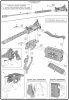 Master GM-35-092 Browning M1919 A4 .30 cal (7,62mm) - mocowanie E6160 - używany np. na M4 Sherman, T17E1 Staghound 1/35